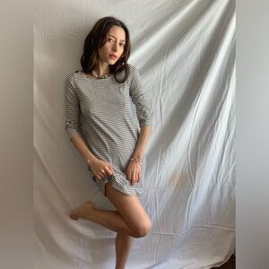 French Striped Bateau Dress